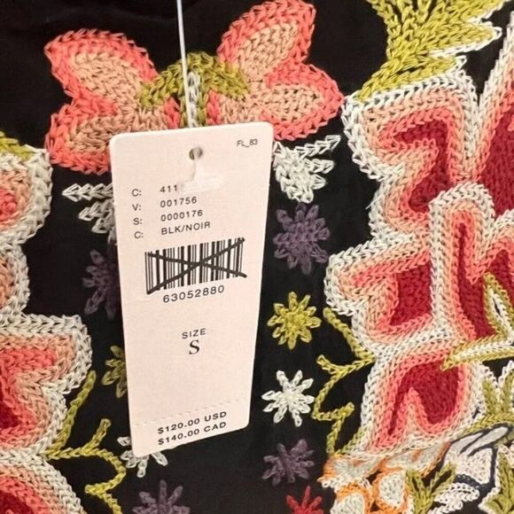 Anthropologie x Tiny NWT Embroidered Short Sleeve Top S ($120) - Picture 7 of 8